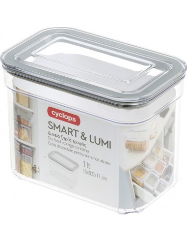 ΔΟΧΕΙΟ ΞΗΡΑΣ ΤΡΟΦΗΣ 1000ml SMART&LUMI