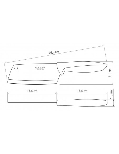 ΜΠΑΛΤΑΣ PLENUS ΠΛΑΣΤΙΚΗ ΛΑΒΗ 23430/105 13,4cm