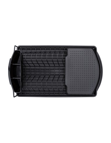 ΠΙΑΤΟΘΗΚΗ STUDIO ΜΕΤΑΛΛΙΚΗ 47x26cm ΜΑΥΡΗ