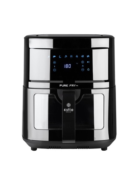ΦΡΙΤΕΖΑ ΑΕΡΟΣ PURE FRY XL 1700w 9.1lt ME ΨΗΦΙΑΚΗ ΟΘΟΝΗ & 8 ΠΡΟΓΡΑΜΜΑΤΑ ΜΑΥΡΟ