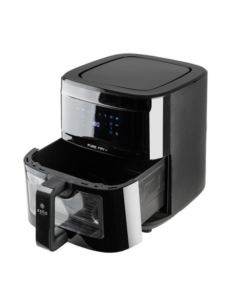 ΦΡΙΤΕΖΑ ΑΕΡΟΣ PURE FRY XL 1700w 9.1lt ME ΨΗΦΙΑΚΗ ΟΘΟΝΗ & 8 ΠΡΟΓΡΑΜΜΑΤΑ ΜΑΥΡΟ