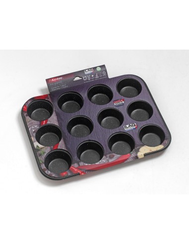 ΦΟΡΜΑΚΙ MUFFIN 12ΘΕΣΕΩΝ IRIS GRANITE