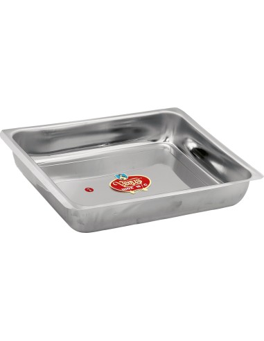 ΤΑΨΙ ΣΤΡΟΓΓΥΛΟ ΑΝΟΞΕΙΔΩΤΟ 18C 30cm